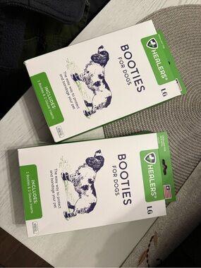 Healers Booties for Dogs  (LG) - 2 Pack per box qty 4